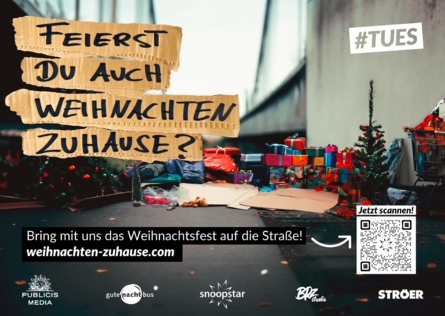 Weihnachten Zuhause: Wenn Außenwerbung einen Unterschied macht