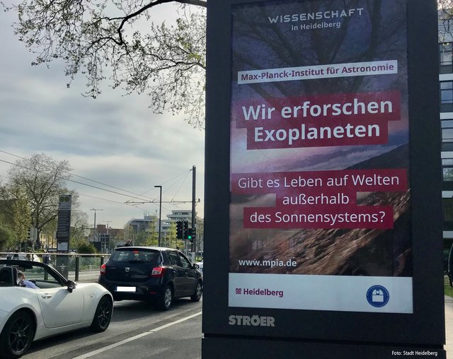 Heidelberg zeigt Wissenschafts-News auf digitalen Stadtinformationsanlagen von Ströer