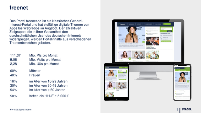 freenet.de OnePager