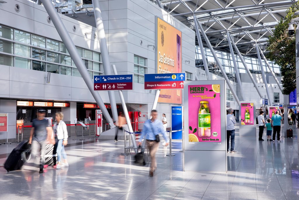 (Digital) Out of Home am Flughafen Düsseldorf