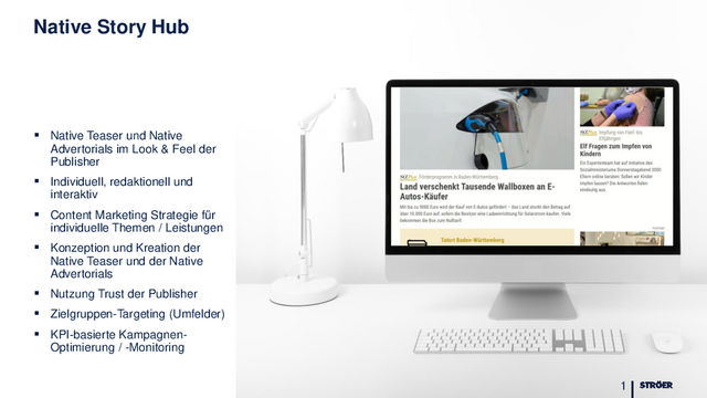 OnePager Native Story Hub