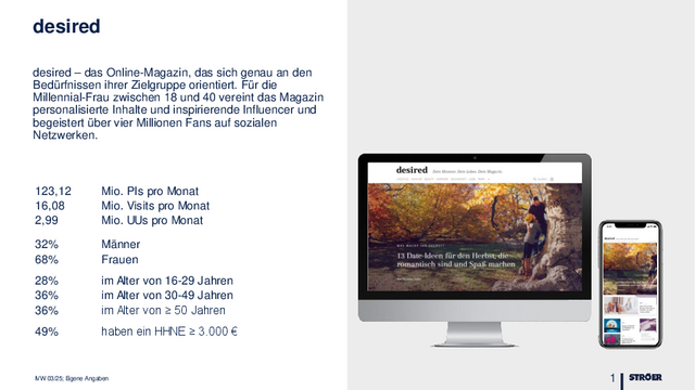 desired.de OnePager