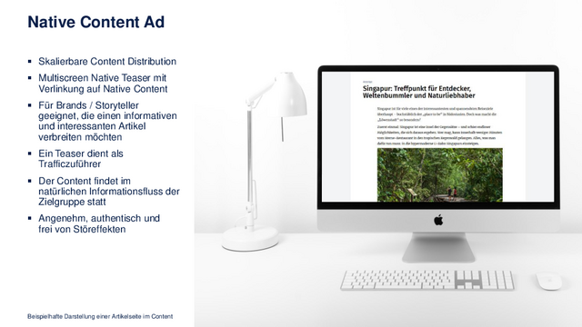 OnePager Native Content Ad