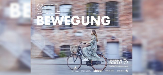 Bike campain #BLEIBINBEWEGUNG launches in Hamburg