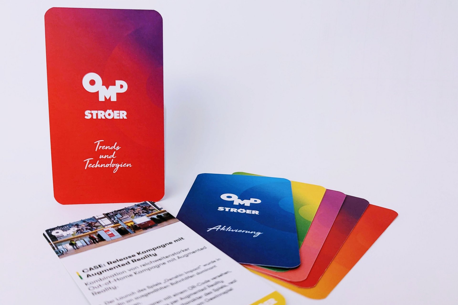 Ströer und OMD Radical Card Game Kartenspiel