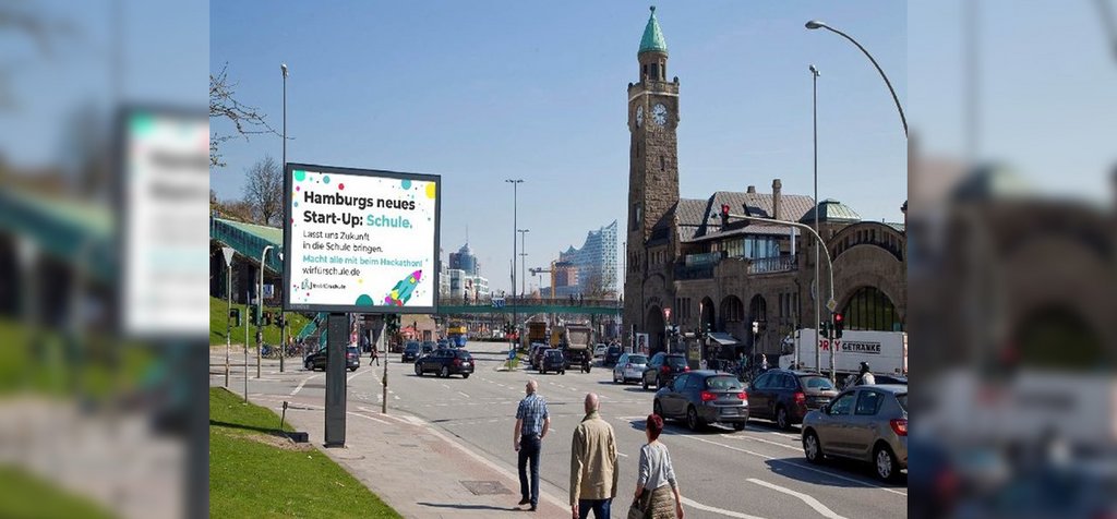 #wirfürschule und Ströer hinterfragen mit DOOH-Kampagne den Status Quo unseres Bildungssystems