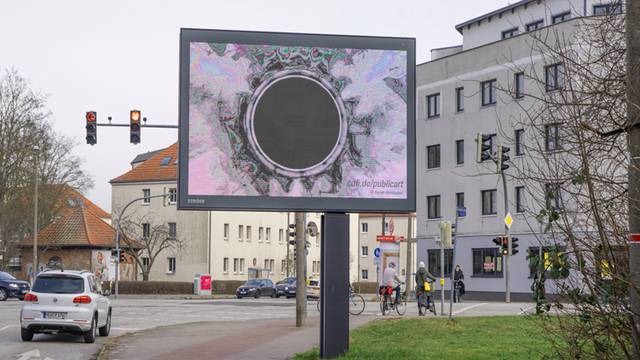 Kunst (k)lebt. Studierende gestalten Medien von Ströer in Greifswald