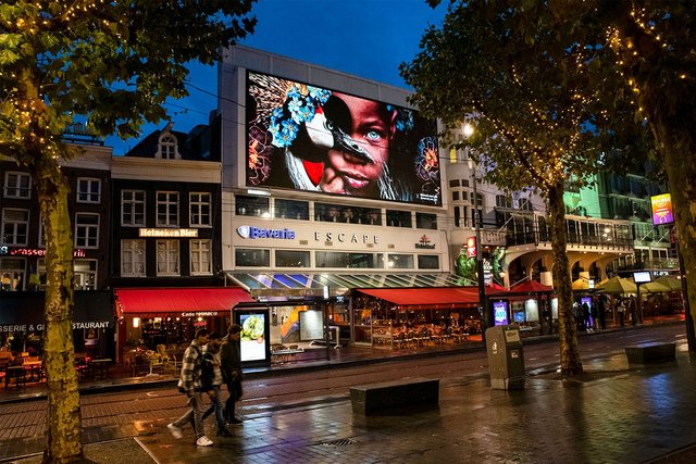 Largest open-air digital art gallery of the Benelux