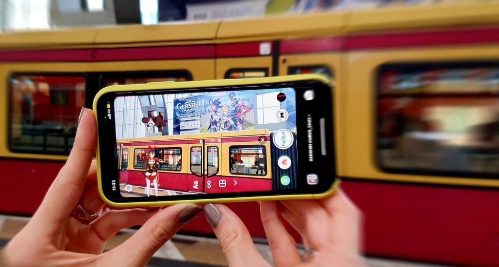 miHoYo​ - Augmented-Reality-Kampagne zu Genshin Impact