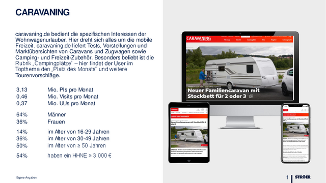 caravaning.de OnePager