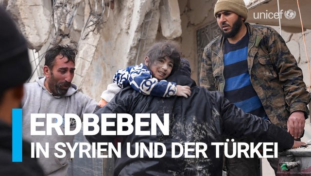 Earthquakes in Turkey and Syria: Ströer shows UNICEF donation call on public video network
