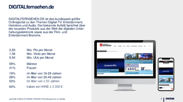 digitalfernsehen.de OnePager