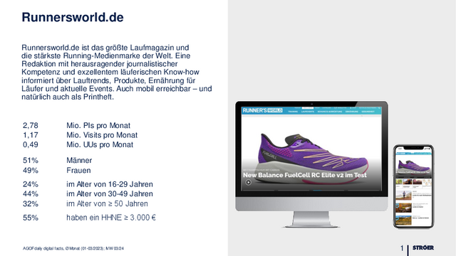 runnersworld.de OnePager
