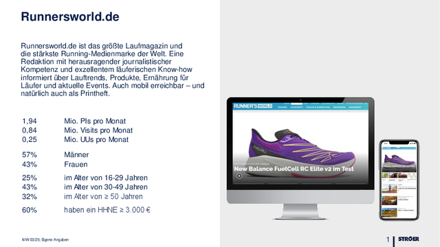runnersworld.de OnePager
