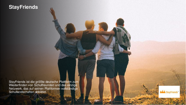 stayfriends.de OnePager