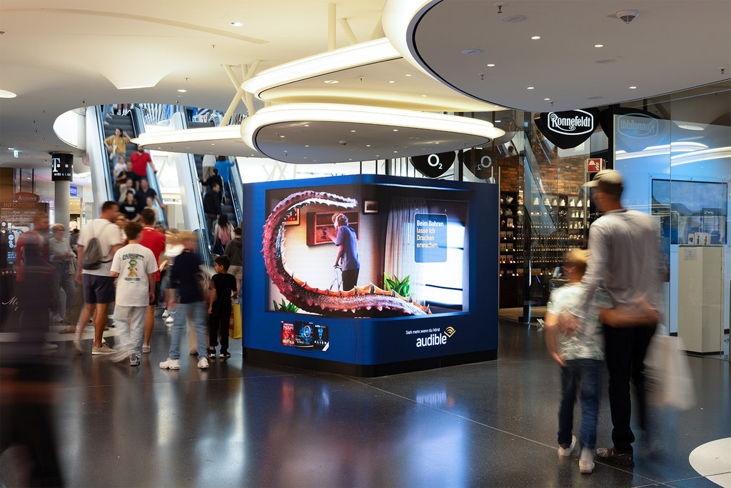 blowUP media bringt Motion Cubes an den Point-of-Sale für aufsehenerregende digitale Highlight-Inszenierungen