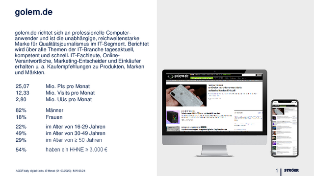 golem.de OnePager