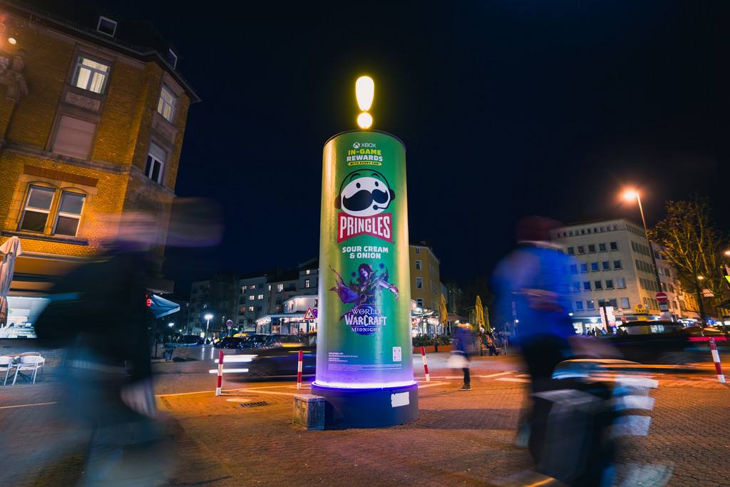 Pringles macht Gaming zum OOH Erlebnis