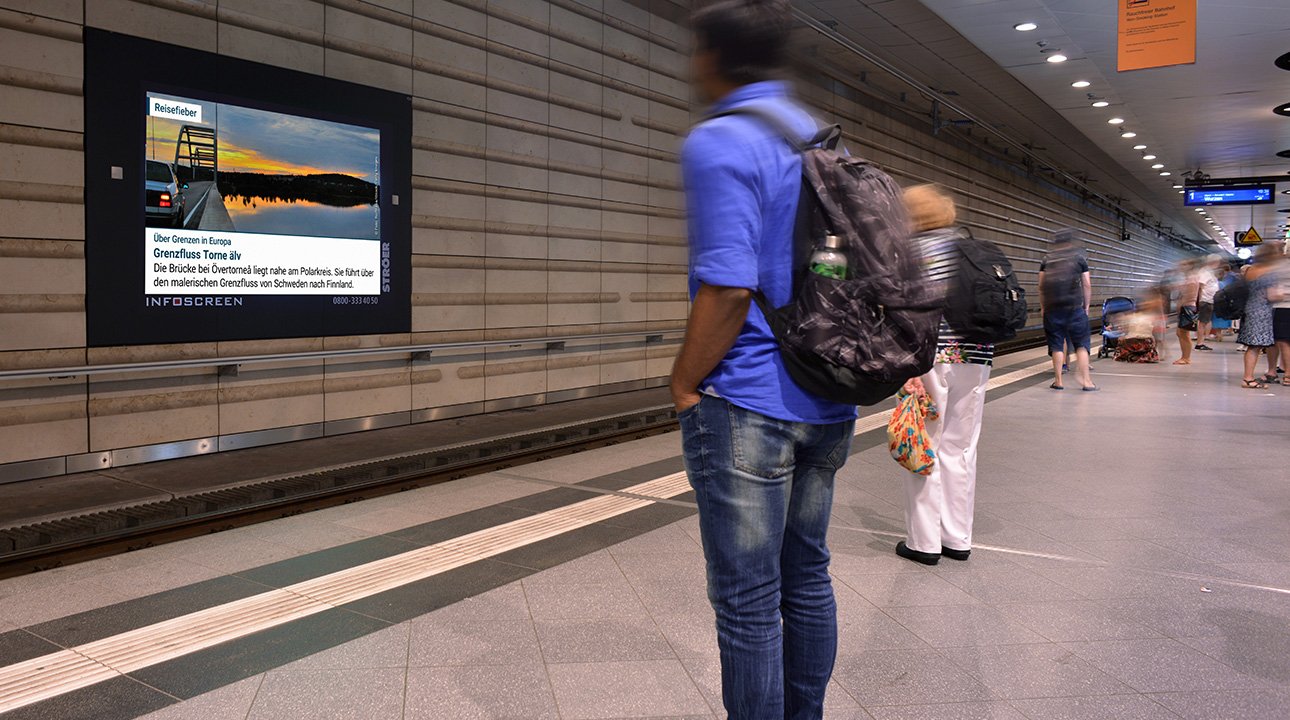 Public Video Infoscreen STRÖER