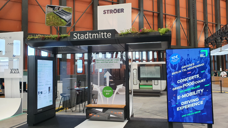 Ströer presents smart and sustainable communication infrastructure at the GREENTECH FESTIVAL